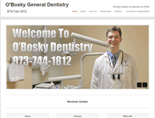 Tablet Screenshot of oboskynjdentist.com